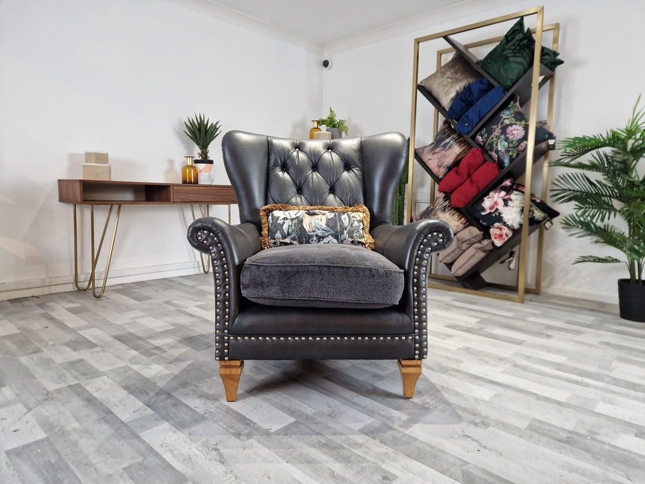 Charcoal online accent chair