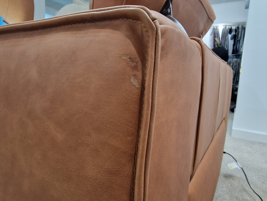 Bohemia 1.5 Seat - Leather Pow Rec Sofa - Tan