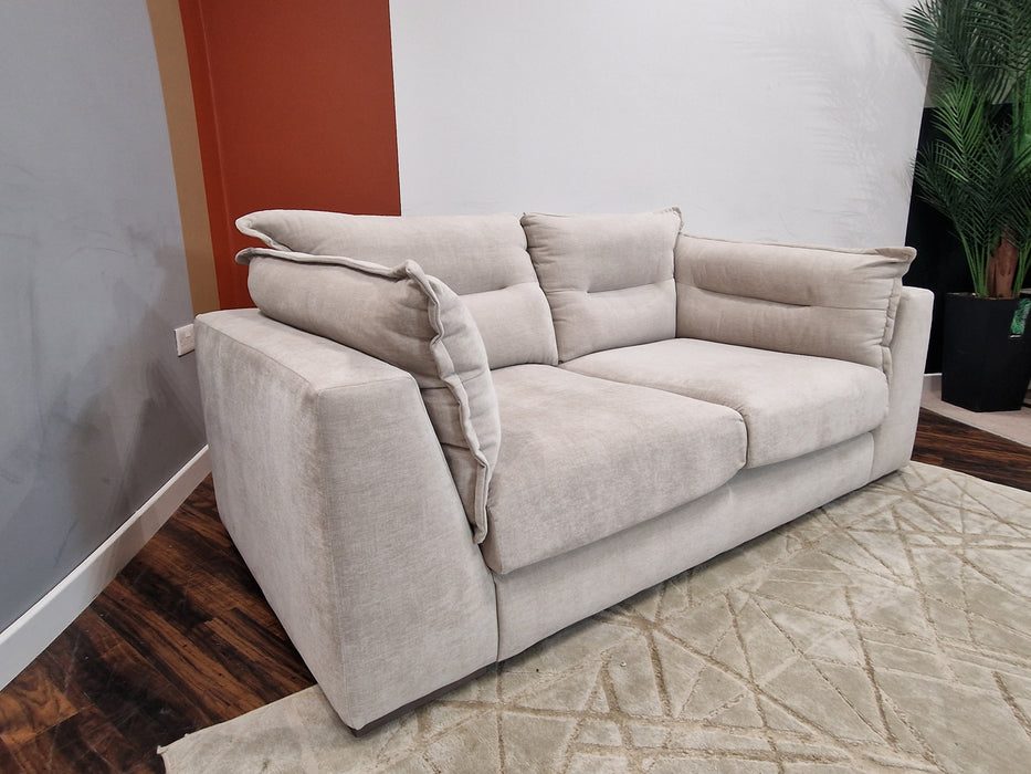Strato 2 Seater - Fabric Sofa - Linen/Natural Mix
