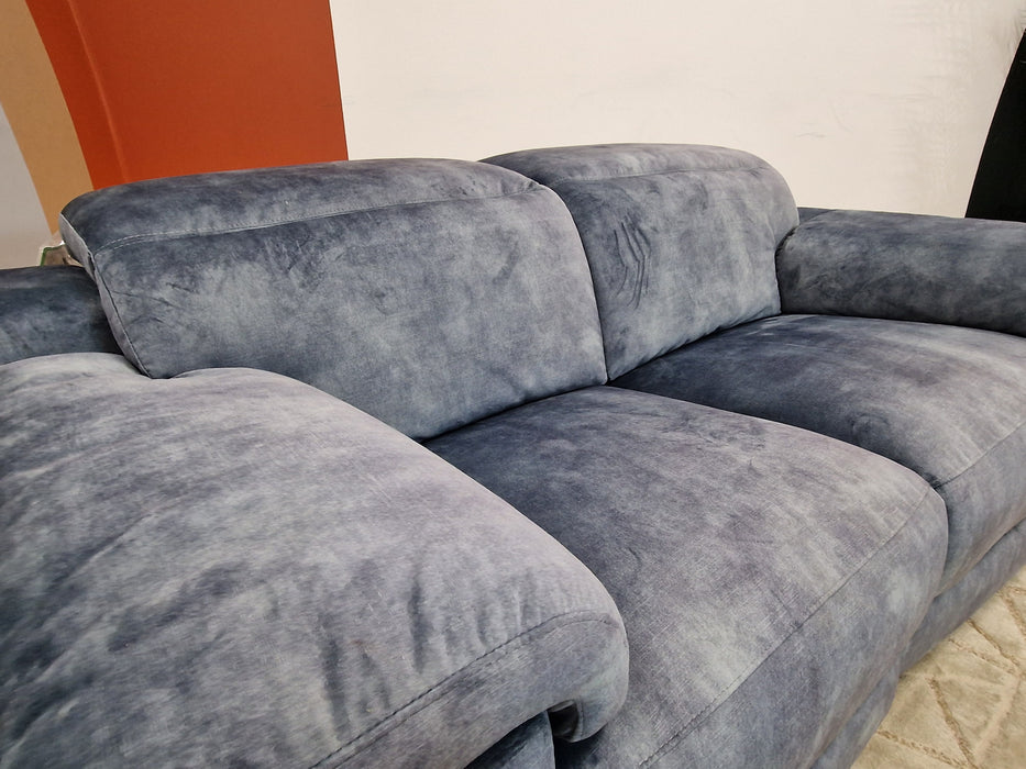 Laurence 2 Seat - Fabric Pow Rec Sofa - Decent Teal