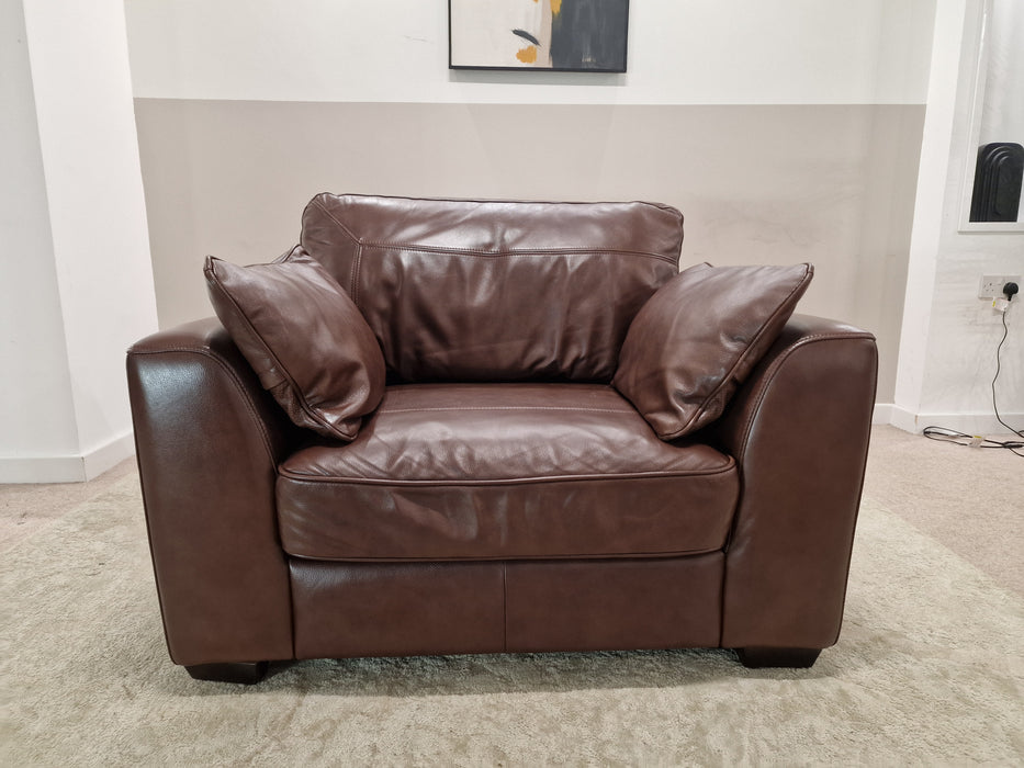 Marni 1 Seat - Leather Chair - Chocolate