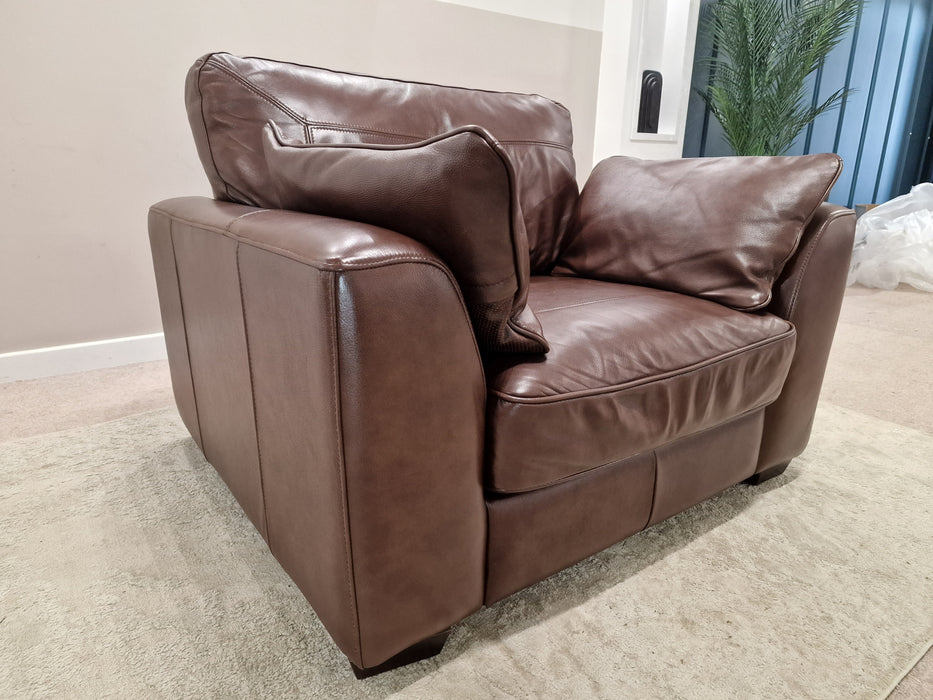 Marni 1 Seat - Leather Chair - Chocolate
