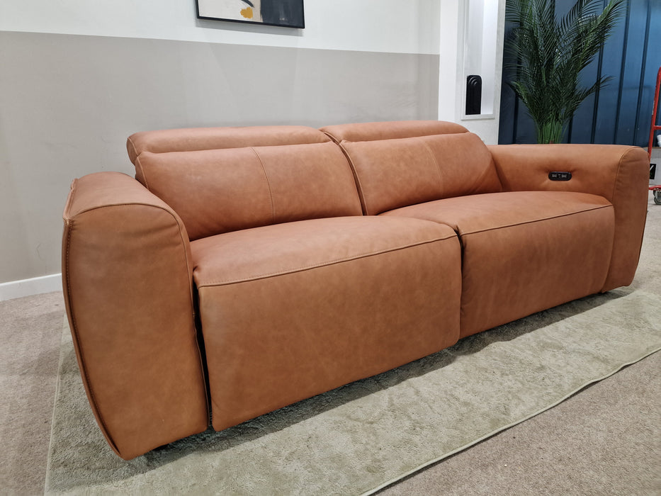 Bohemia 3 Seater - Leather Sofa - Tan