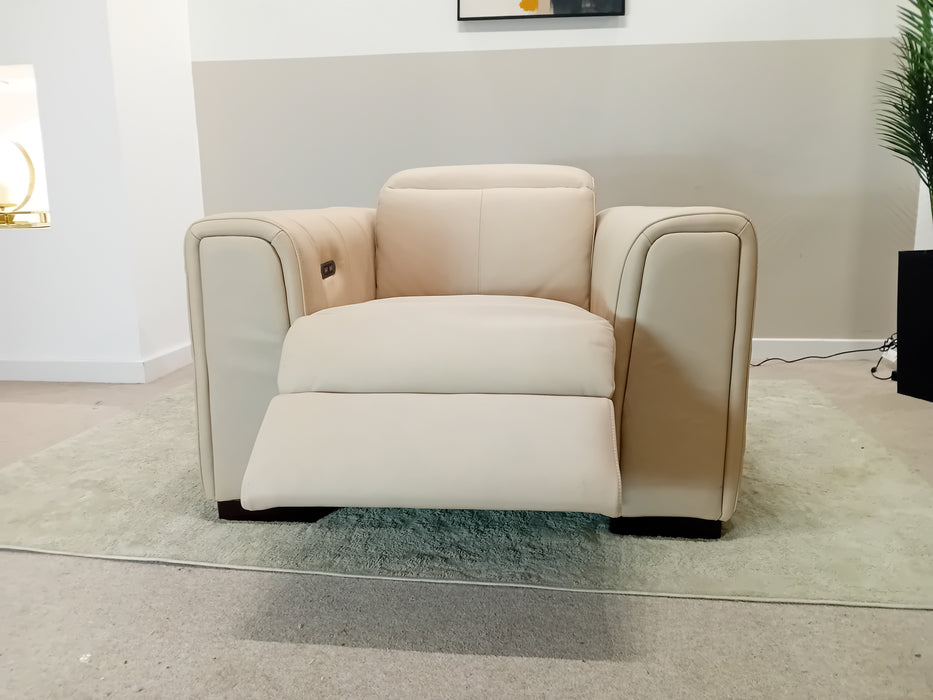 Mason Chair - Leather Power Reclining - Fawn