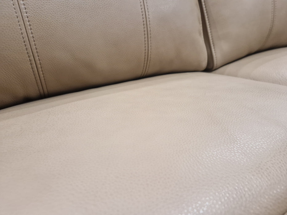 Gracie 2 Seat - Leather Sofa - Taupe