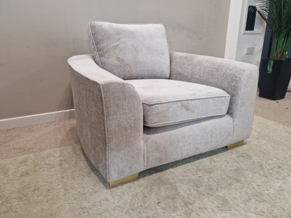 Odette Chair - Fabric  - Silver
