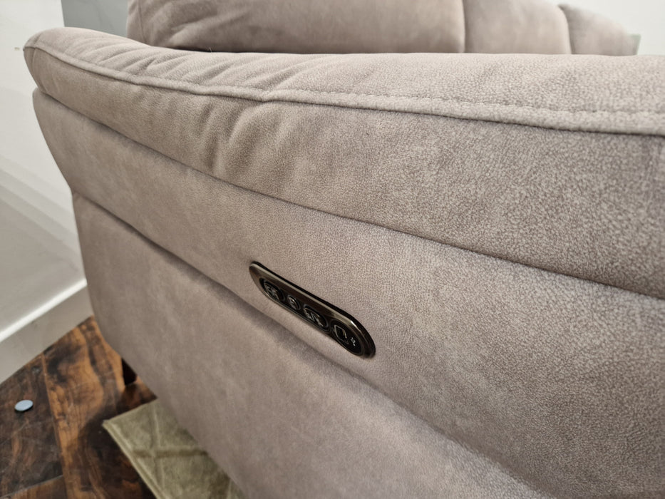 Missouri 3 Seat - Fabric Pow Rec Sofa - Dexter Stone