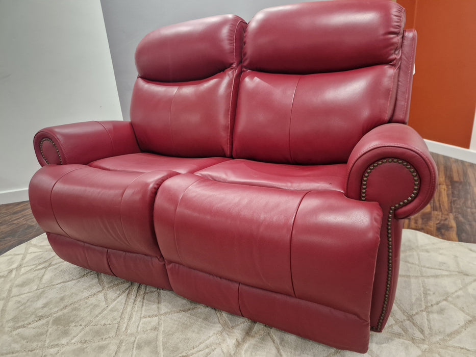 Benton 2 Seater - Leather - Cranberry