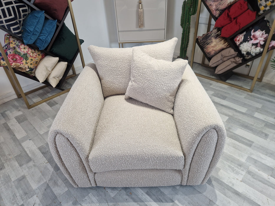 Marble Arch 1 Seat - Fabric Chair - Cologne Mink