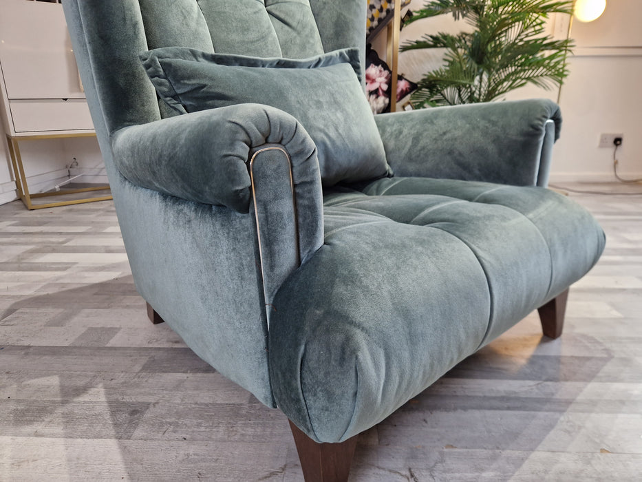 Midsummer 1 Seat - Fabric Accent Chair - Teal