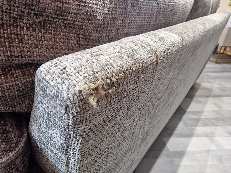 Collingdale 3 Seater - Fabric Sofa - Milo Pewter
