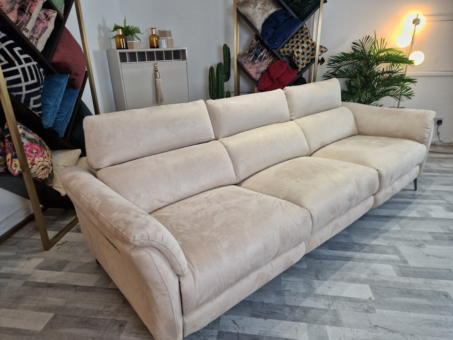 Missouri 3 Seat - Fabric Pow Rec Sofa - Tara Mink