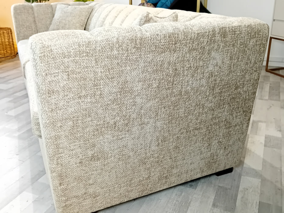 Downtown 4 Seat - Fabric Sofa - Linen All Over