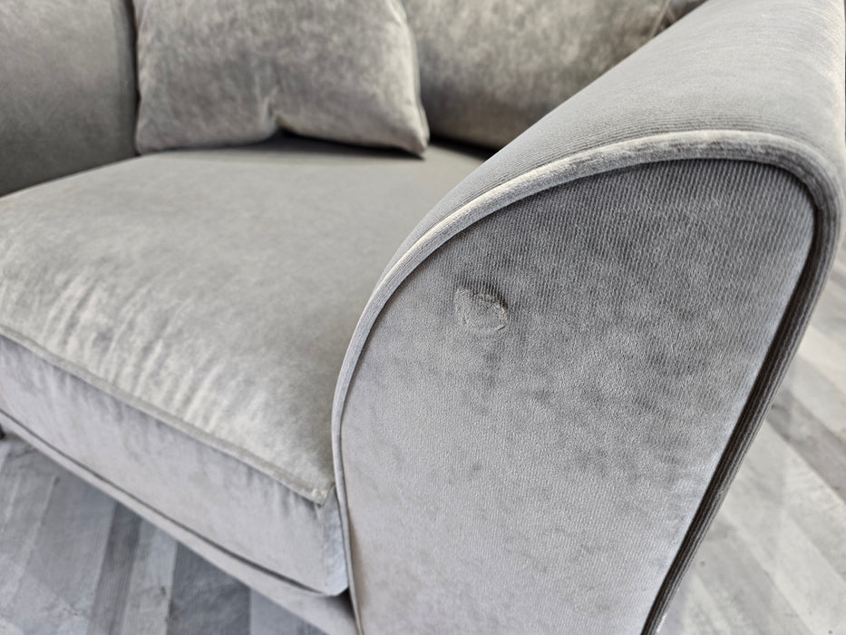 Moxie 1 Seater - Fabric Chair - Velvet Slate