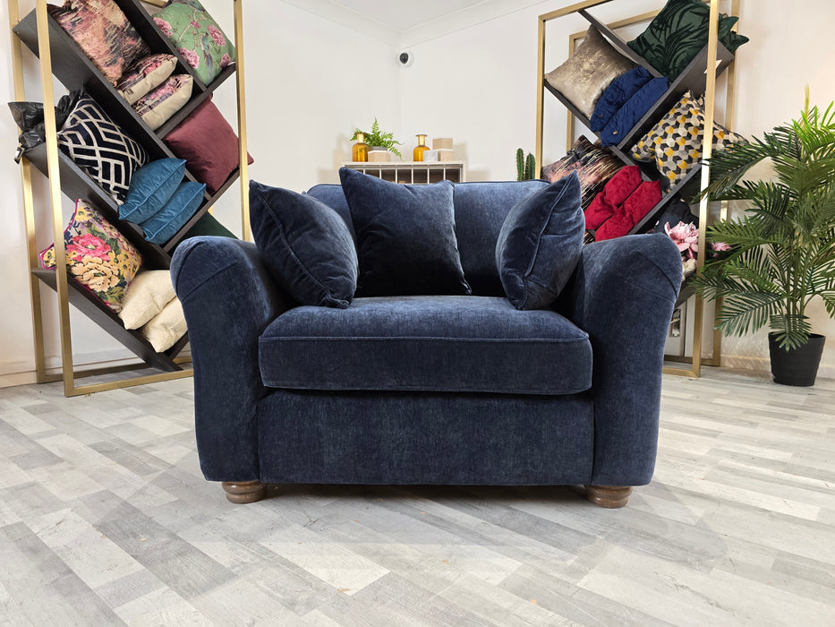 Notting Hill Chair - Navy All Over