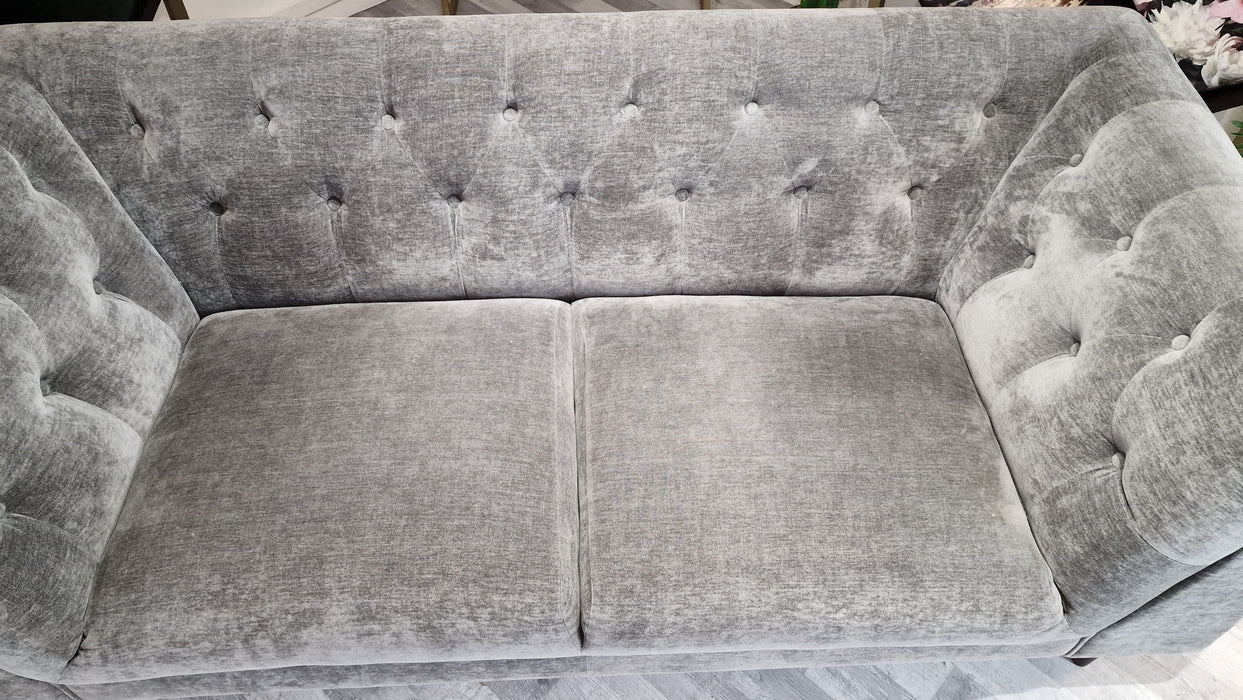 Bridgerton 3 Seat - Fabric Sofa - Aston Slate All Over