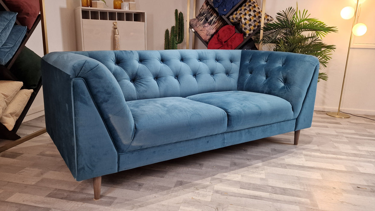 Bridgerton 3 Seat - Fabric Sofa - Osprey Blue All Over