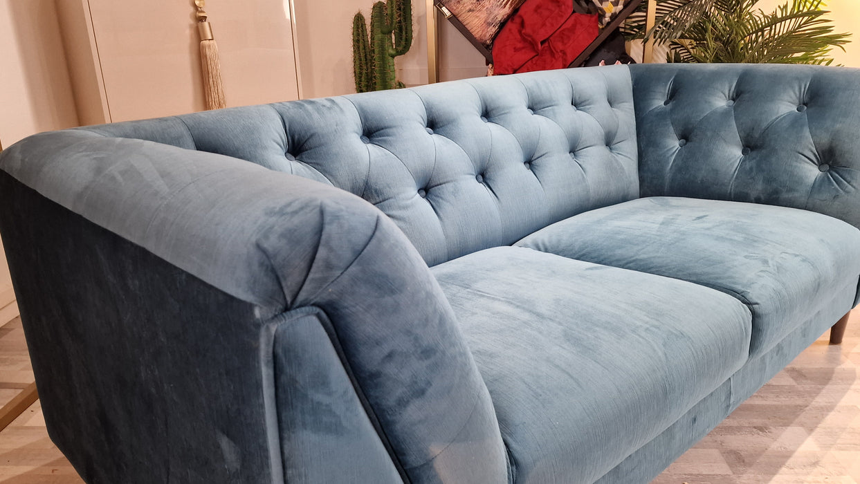 Bridgerton 3 Seat - Fabric Sofa - Osprey Blue All Over