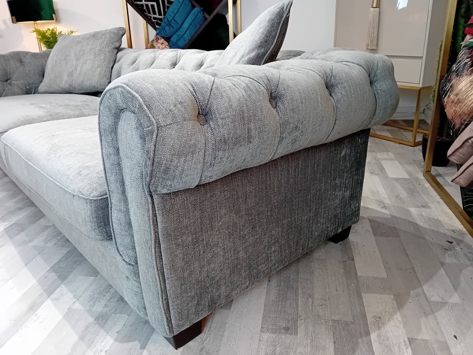 Oxford 3 Seater - Fabric Sofa - Darwin Charcoal