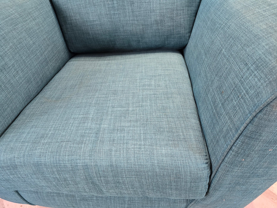 Layla 1 Seater - Fabric Chair - Novak Teal