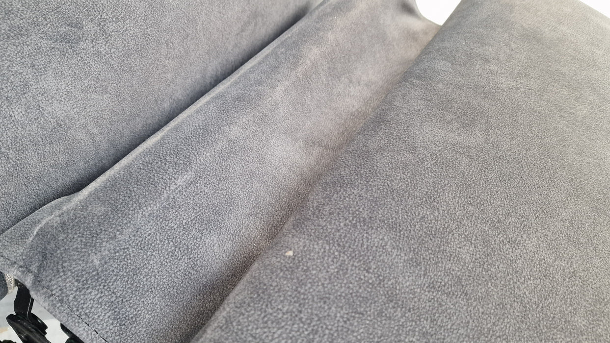 Plaza 3 Seater - Fabric Power Reclinining Sofa - Charcoal