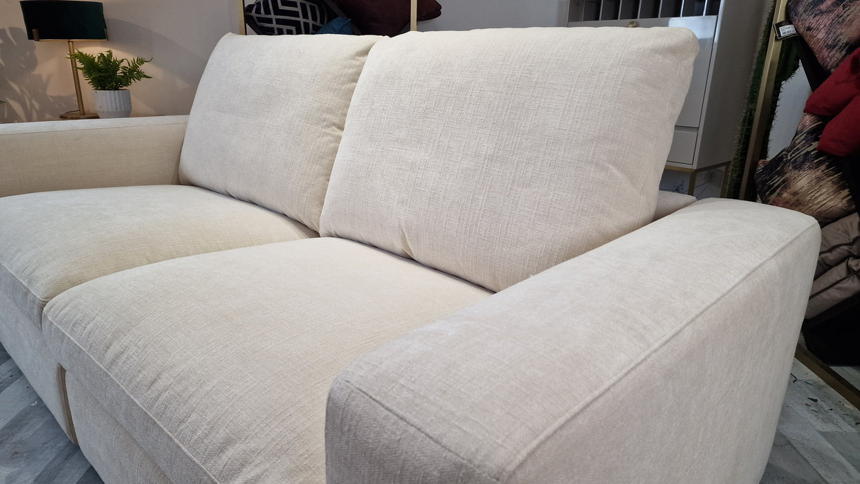 Retreat 2 Seater Split - Fabric Sofa -  Chenille Ivory