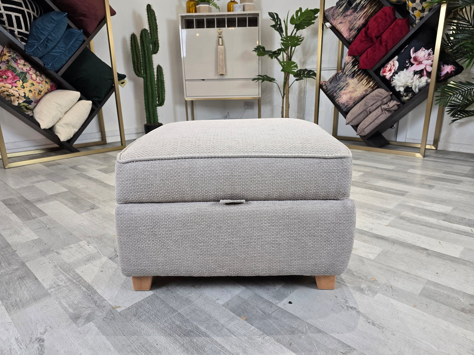 Nimbus Footstool - Fabric - Piero Spring All Over