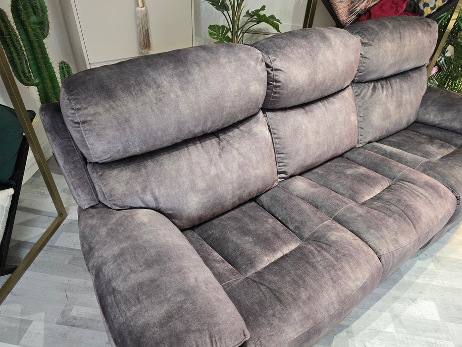 Radley 3 Seater - Fabric Power Reclining - Decent Charcoal