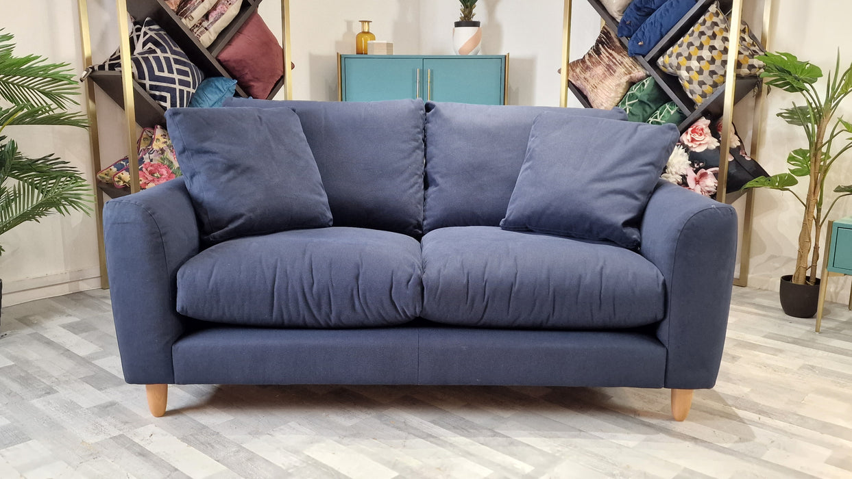 Vision 2 Seater - Fabric Sofa Brezza Midnight Fixed Cover