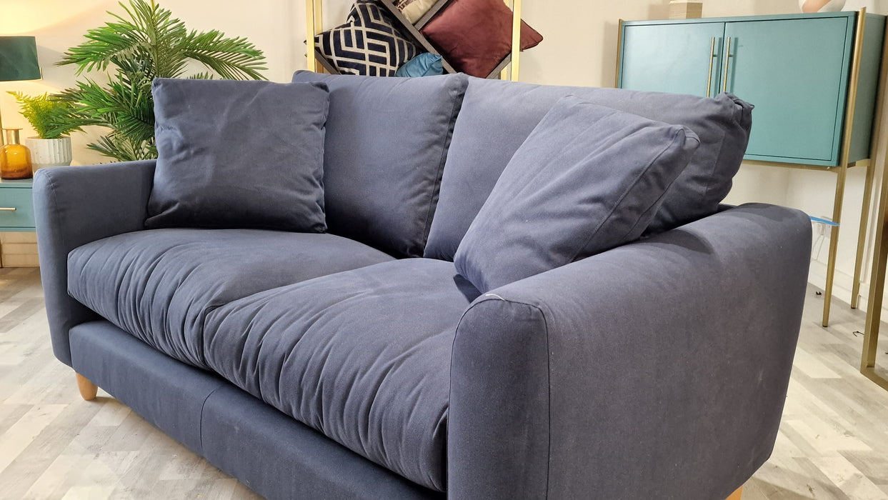 Vision 2 Seater - Fabric Sofa - Brezza Midnight Fixed Cover