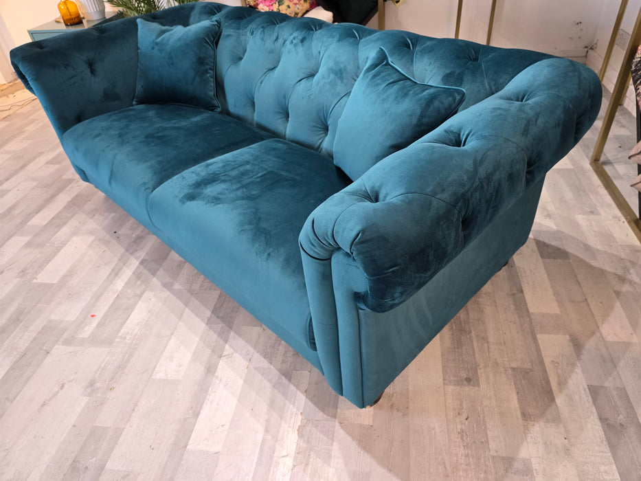 Balmoral Ltd Edition 3 Seater - Matt Velvet Teal (J27)