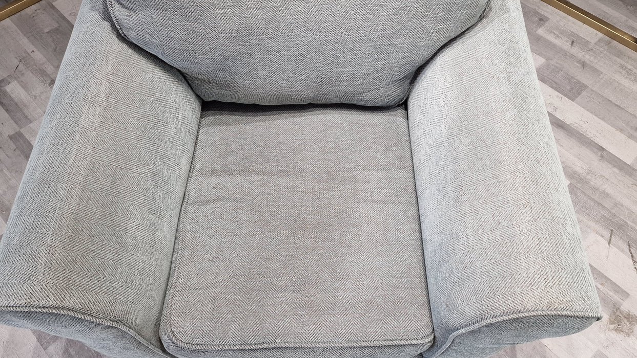 Ashford 1 Seater - Fabric Chair - Cherub Duck Egg