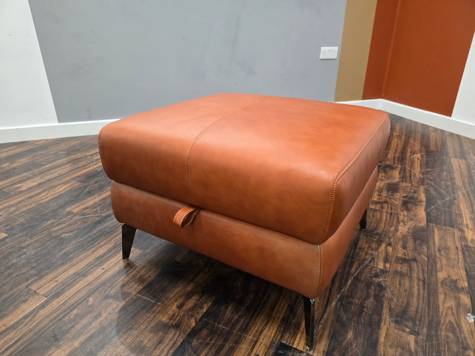 The Adler - Footstool - Dark Amber (J27)