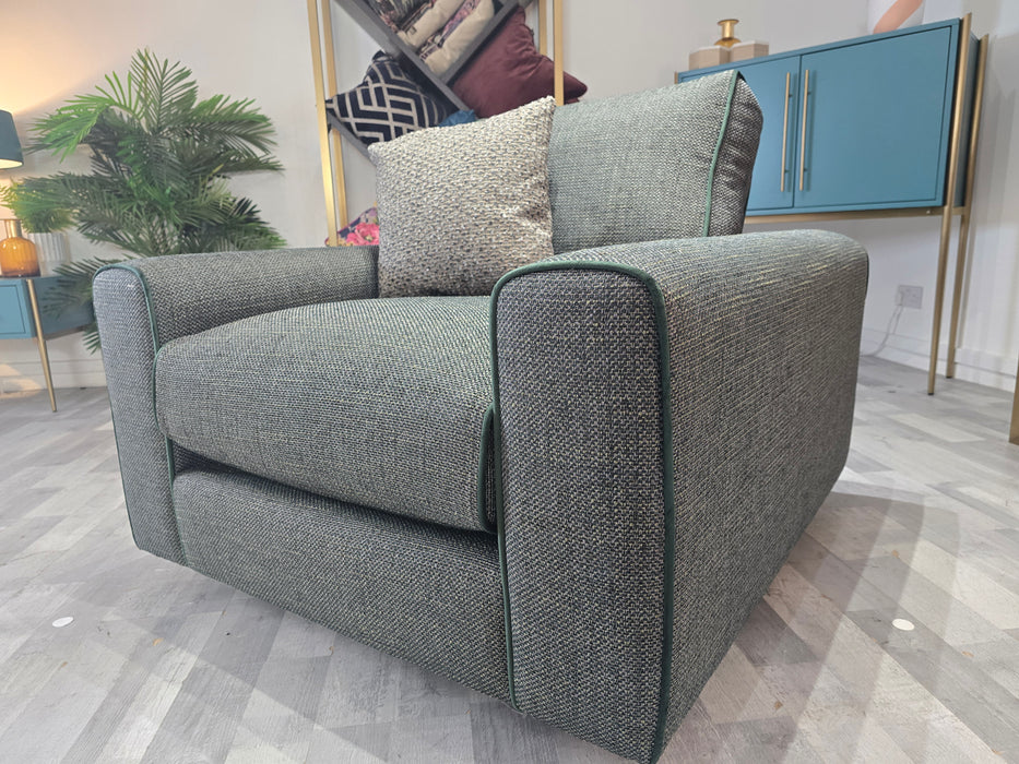 Sterling 1 Seater - Fabric Chair - Highland Green Mix