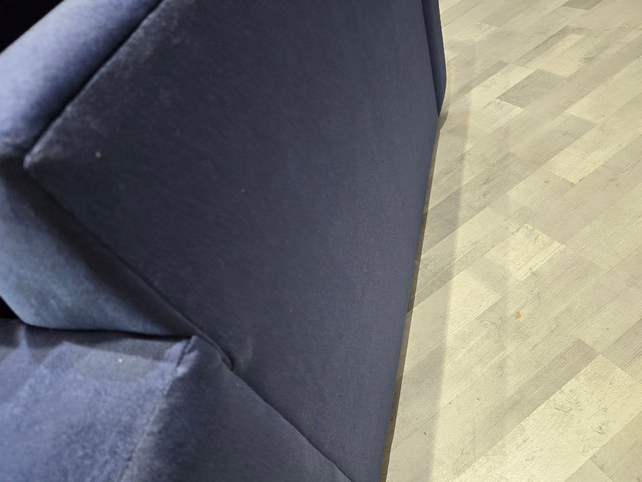 Cubos Chair - Velvet Navy All Over - Loveseat