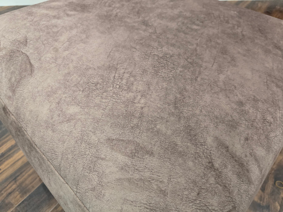 The Hackney Footstool - Fabric - Mocha (J27)