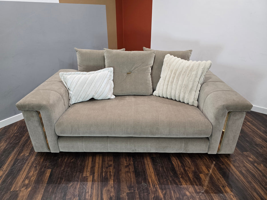 The Oscar 2 Seater - Fabric - Latte Mix (J27)