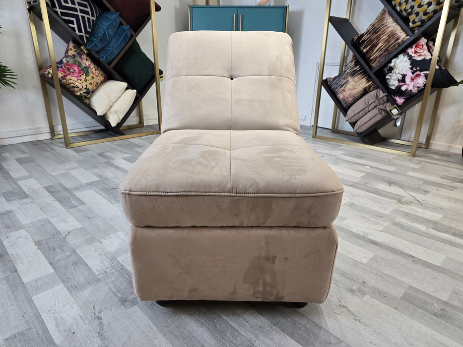 Cadenza - Dual Footstool - Fabric - Tara Nutmeg