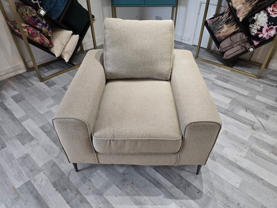 Andorra 1 Seater - Fabric Chair - Path Mink