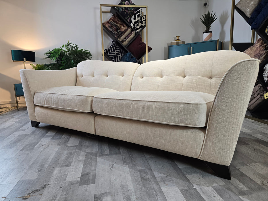 Bartelli 4 seater Split - Fabric - Bartelli Poly Cream All Over