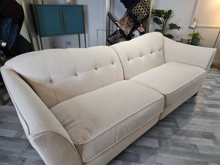 Bartelli 4 seater Split - Fabric - Bartelli Poly Cream All Over