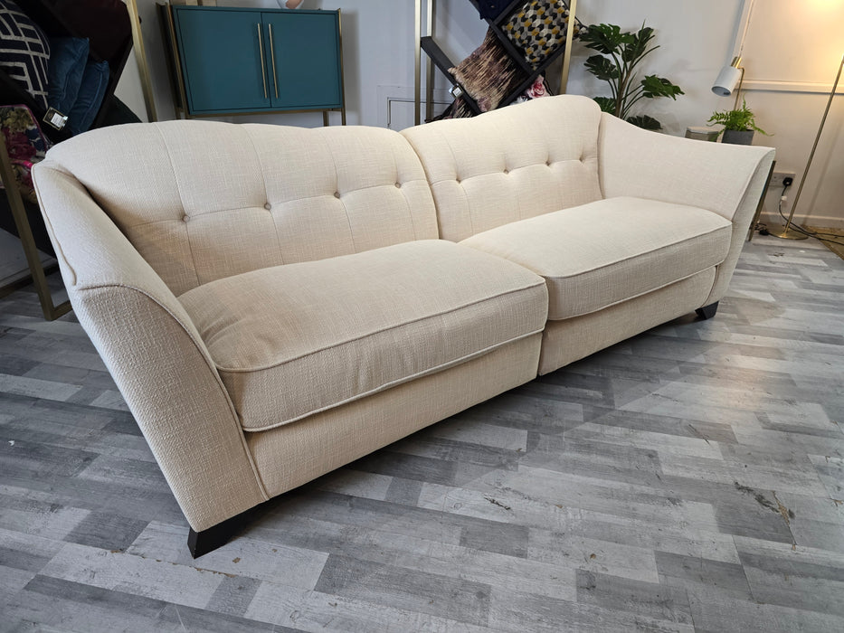 Bartelli 4 seater Split - Fabric - Bartelli Poly Cream All Over