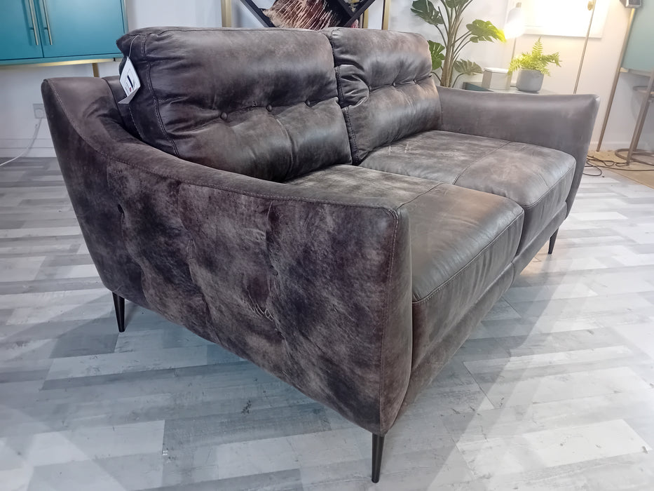 Cordelia 2 Seater - Leather Sofa - Texas  Brown