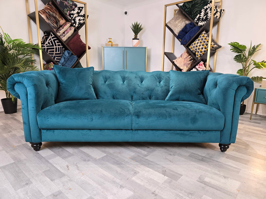 Balmoral Ltd Edition 3 Seater - Matt Velvet Teal