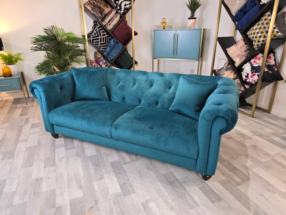 Balmoral Ltd Edition 3 Seater - Matt Velvet Teal