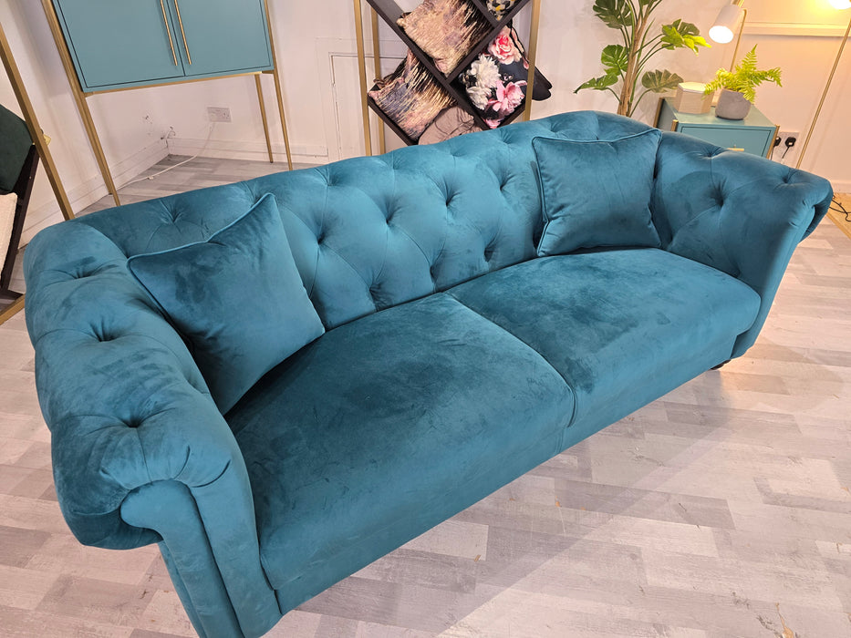 Balmoral Ltd Edition 3 Seater - Matt Velvet Teal