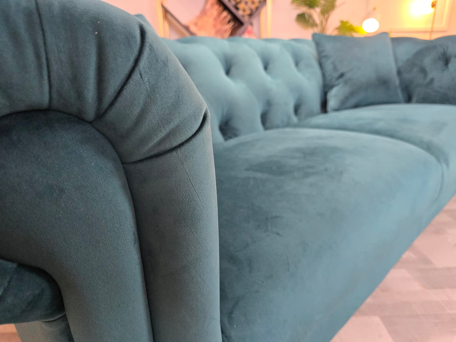 Balmoral Ltd Edition 3 Seater - Matt Velvet Teal