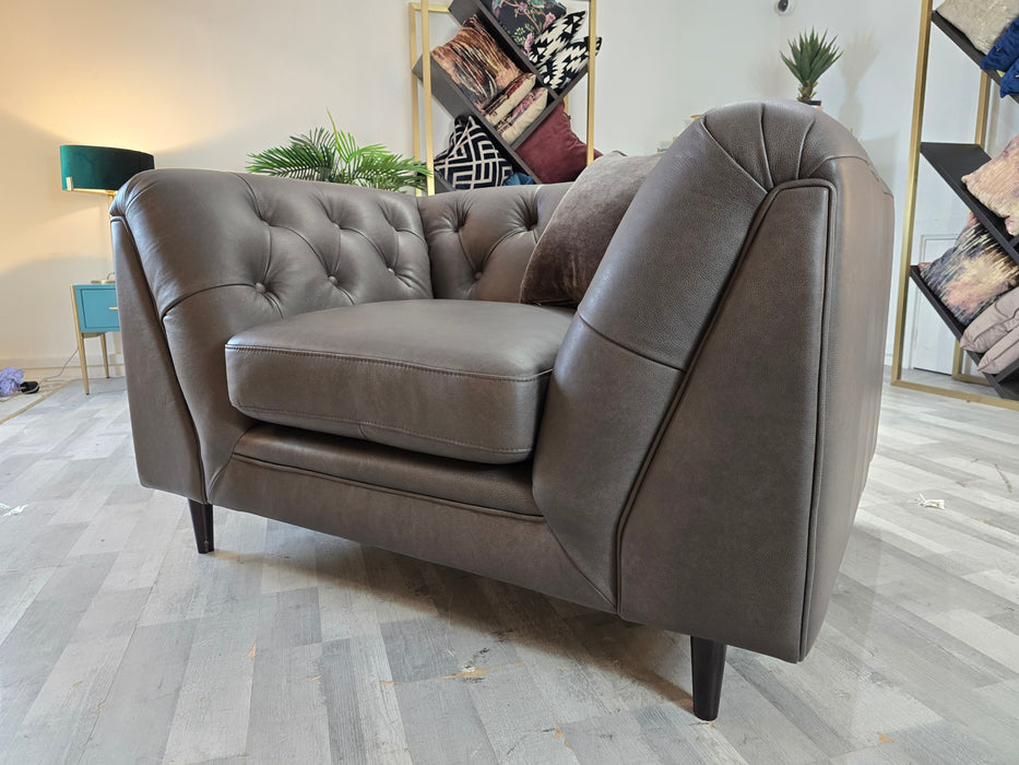 French Connection Blush Pink Cuddle Chair Zinc Cuddler Sofa