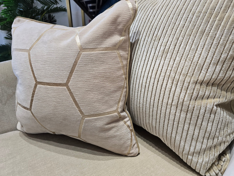 Honeycomb - Fabric Accent Chair - Natural Mix