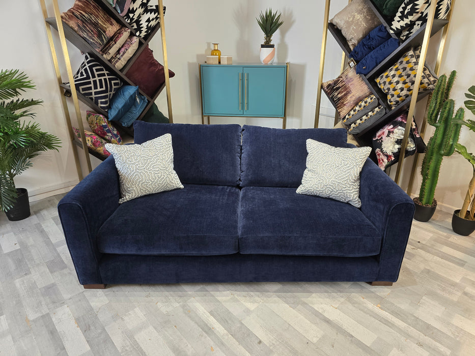 Majestica 3 Seater - Soft Chenille Navy Mix